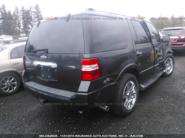 1FMFU20507LA78773 - 2007 FORD EXPEDITION LIMITED GRAY photo 4