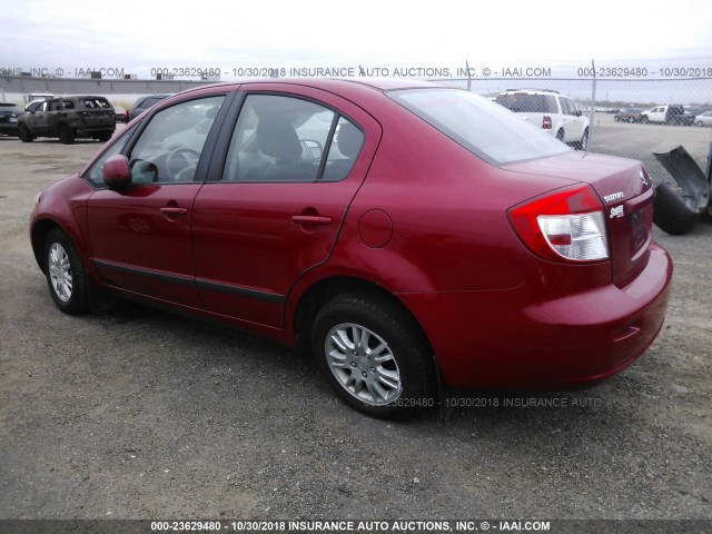 JS2YC5A38D6101313 - 2013 SUZUKI SX4 LE RED photo 3