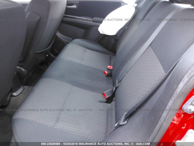 JS2YC5A38D6101313 - 2013 SUZUKI SX4 LE RED photo 8