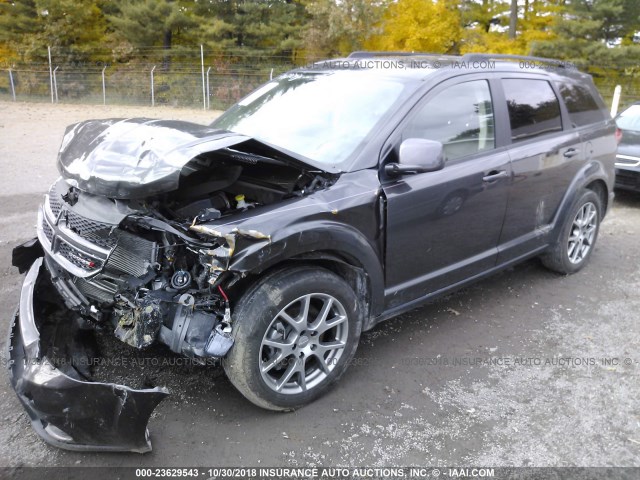 3C4PDCEG4GT182325 - 2016 DODGE JOURNEY R/T GRAY photo 2