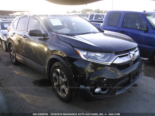 7FARW1H81JE003244 - 2018 HONDA CR-V EXL BLACK photo 1