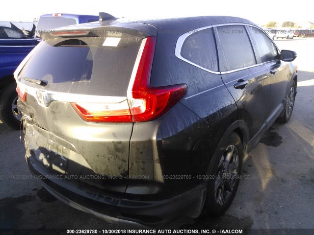 7FARW1H81JE003244 - 2018 HONDA CR-V EXL BLACK photo 4