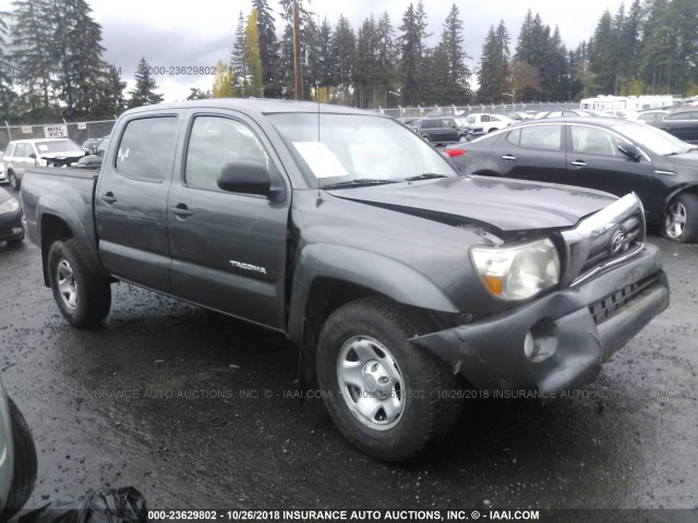 3TMJU4GNXAM107203 - 2010 TOYOTA TACOMA DOUBLE CAB PRERUNNER GRAY photo 1