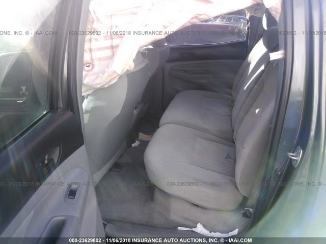 3TMJU4GNXAM107203 - 2010 TOYOTA TACOMA DOUBLE CAB PRERUNNER GRAY photo 8