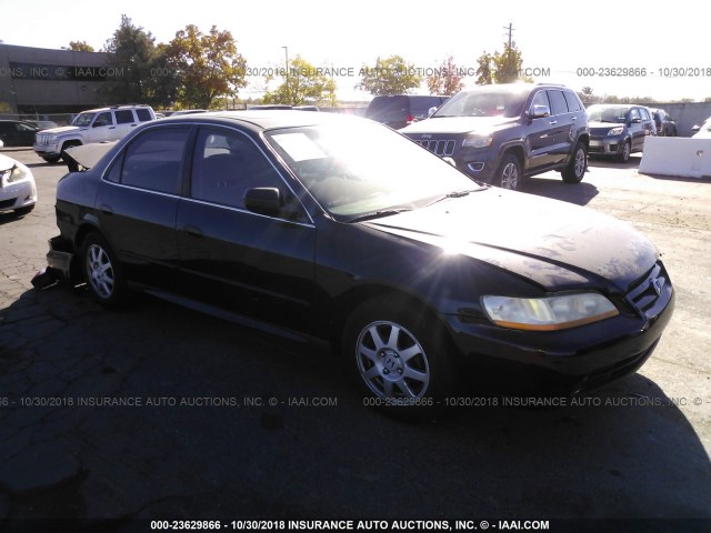 JHMCG66822C004317 - 2002 HONDA ACCORD EX/SE BLACK photo 1