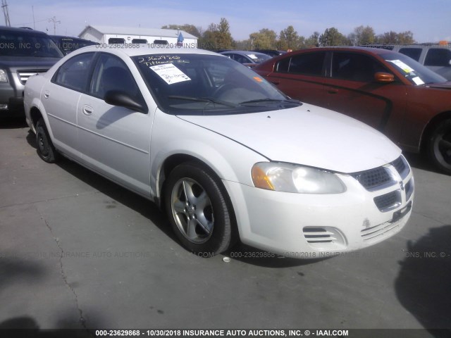 1B3EL46X15N701912 - 2005 DODGE STRATUS SXT WHITE photo 1