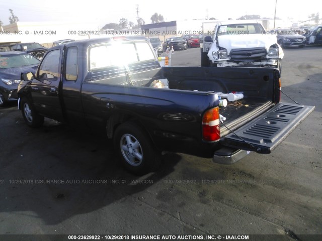 4TAUN53B0SZ064174 - 1995 TOYOTA TACOMA XTRACAB BLUE photo 3