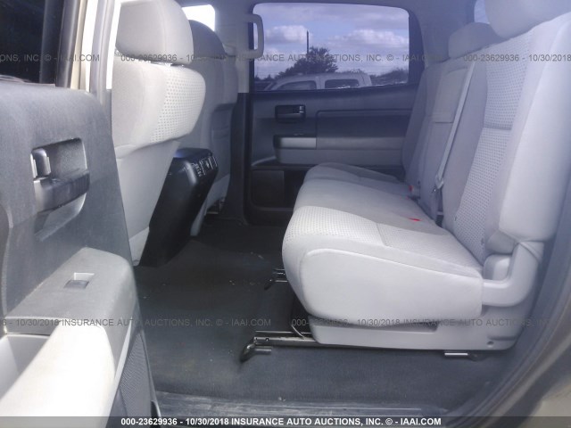 5TFDW5F16CX248598 - 2012 TOYOTA TUNDRA CREWMAX SR5 GRAY photo 8