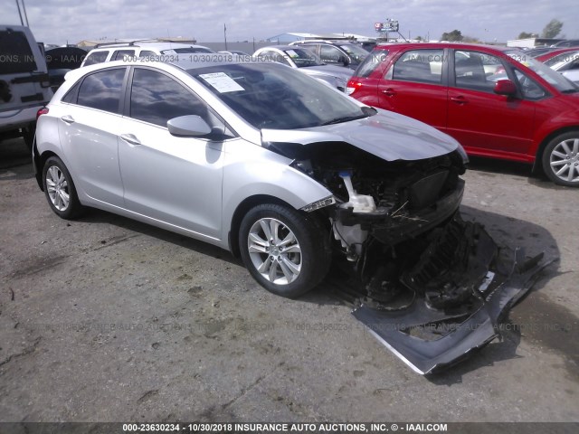 KMHD35LE0DU024421 - 2013 HYUNDAI ELANTRA GT SILVER photo 1