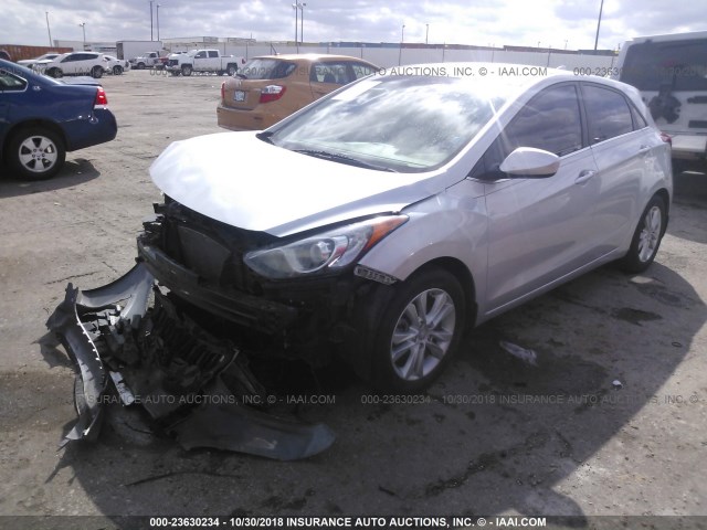 KMHD35LE0DU024421 - 2013 HYUNDAI ELANTRA GT SILVER photo 2