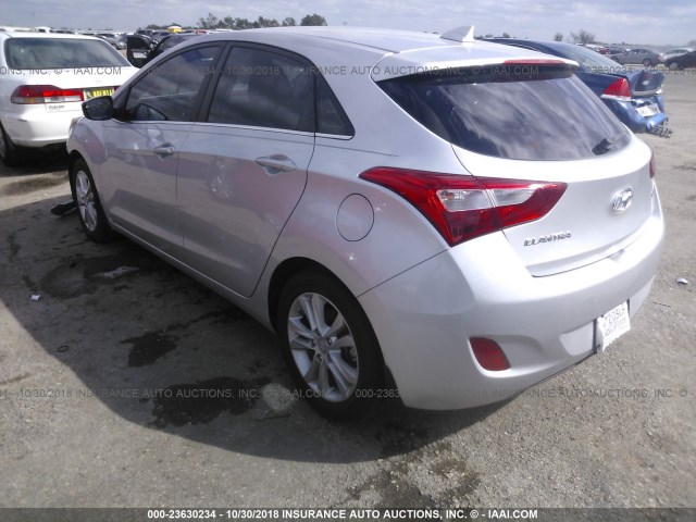 KMHD35LE0DU024421 - 2013 HYUNDAI ELANTRA GT SILVER photo 3