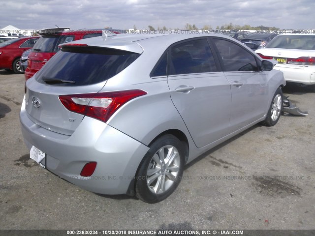 KMHD35LE0DU024421 - 2013 HYUNDAI ELANTRA GT SILVER photo 4