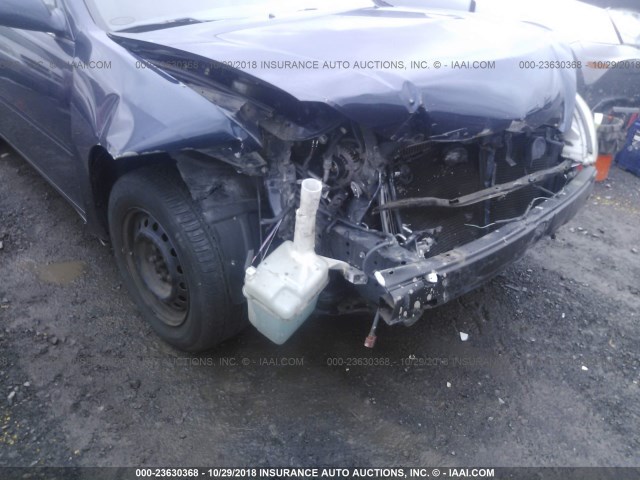 4T1BE32K54U341964 - 2004 TOYOTA CAMRY LE/XLE/SE BLUE photo 6