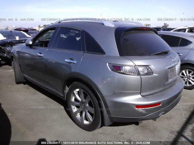 JNRAS08U46X101239 - 2006 INFINITI FX35 GRAY photo 3