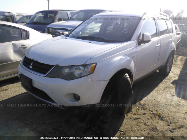 JA4MT41X27U014684 - 2007 MITSUBISHI OUTLANDER XLS WHITE photo 6