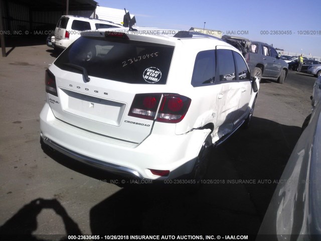 3C4PDDGG4HT574855 - 2017 DODGE JOURNEY CROSSROAD WHITE photo 4