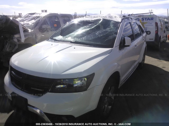 3C4PDDGG4HT574855 - 2017 DODGE JOURNEY CROSSROAD WHITE photo 6