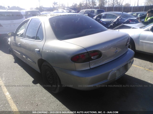 1G1JC524317100149 - 2001 CHEVROLET CAVALIER CNG GOLD photo 3