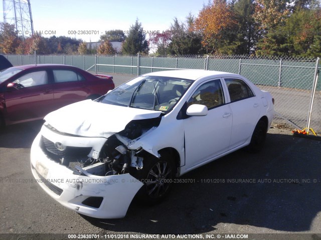 1NXBU4EE9AZ362634 - 2010 TOYOTA COROLLA S/LE/XLE WHITE photo 2