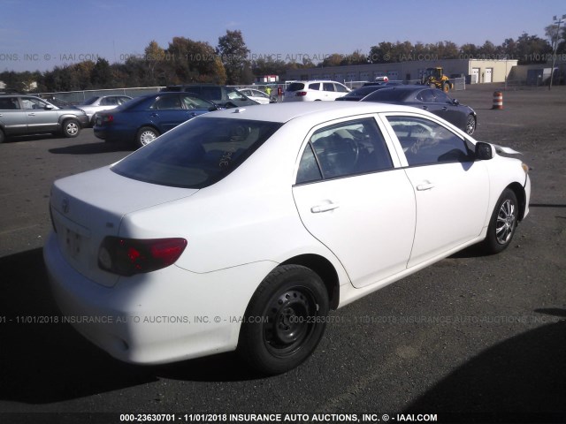 1NXBU4EE9AZ362634 - 2010 TOYOTA COROLLA S/LE/XLE WHITE photo 4