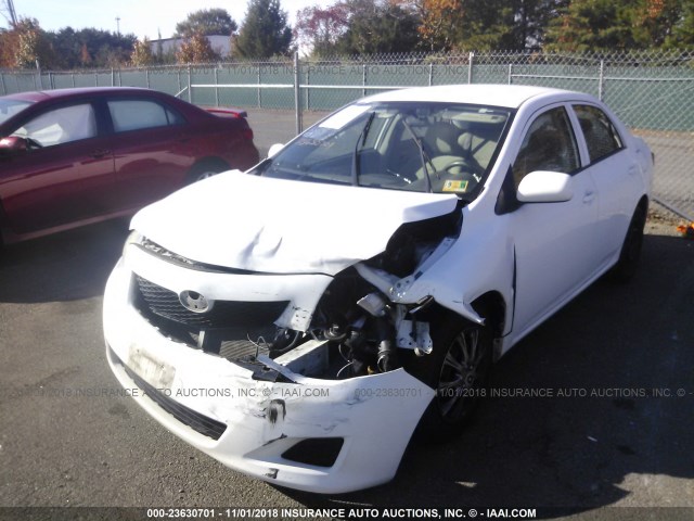 1NXBU4EE9AZ362634 - 2010 TOYOTA COROLLA S/LE/XLE WHITE photo 6