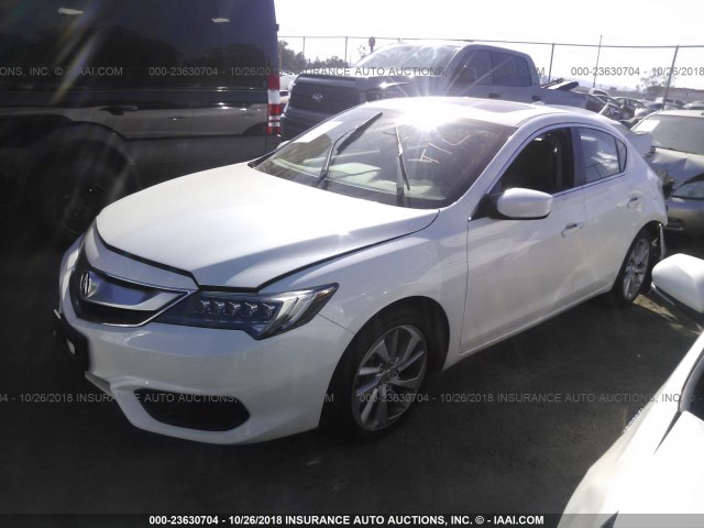 19UDE2F77GA018388 - 2016 ACURA ILX PREMIUM/TECH WHITE photo 2