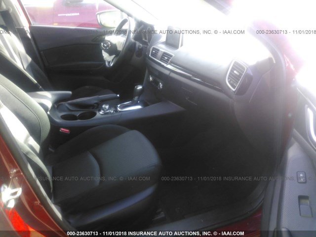 JM1BM1L72E1173970 - 2014 MAZDA 3 TOURING RED photo 5