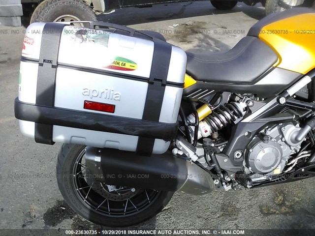 ZD4VKU005GS000151 - 2016 APRILIA CAPONORD 1200 RALLY YELLOW photo 6