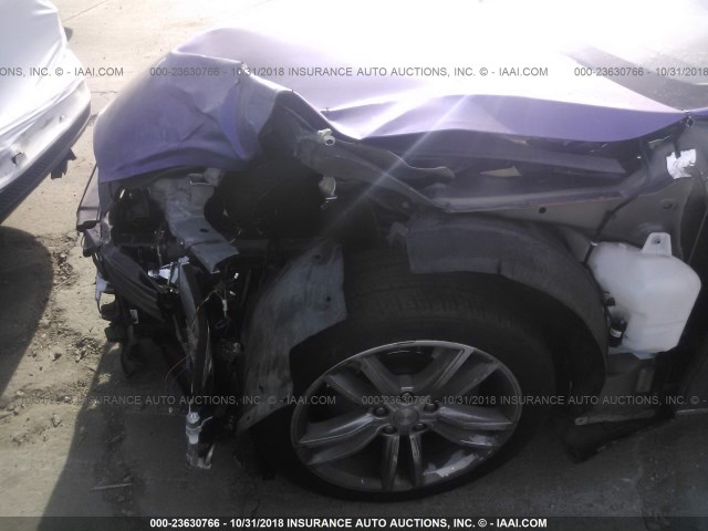 5YJSA1CN1DFP17615 - 2013 TESLA MODEL S PURPLE photo 6