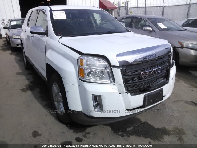 2GKALMEK0D6157221 - 2013 GMC TERRAIN SLE WHITE photo 6