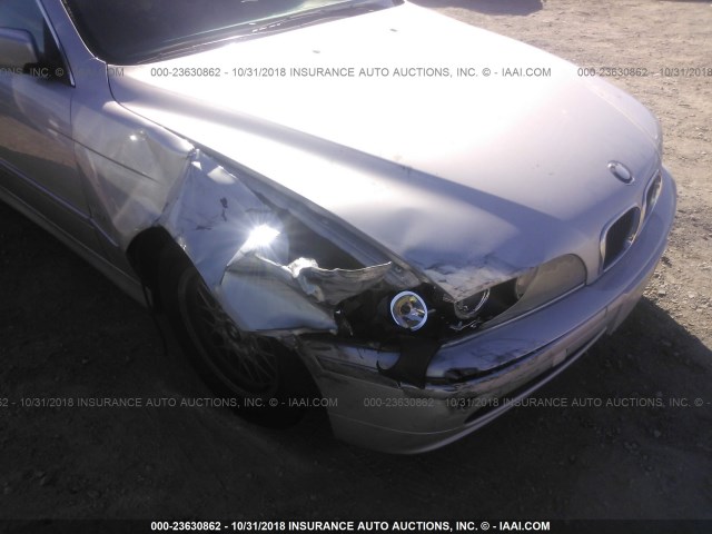 WBADT43482GY95985 - 2002 BMW 525 I AUTOMATIC SILVER photo 6