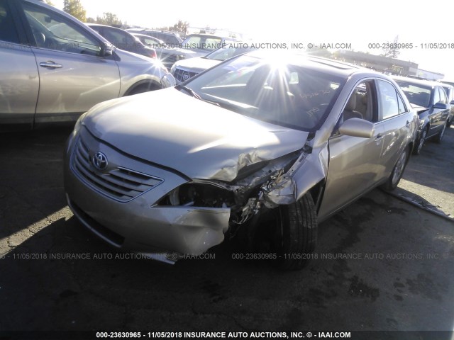 4T1BE46K28U253251 - 2008 TOYOTA CAMRY CE/LE/XLE/SE GOLD photo 2