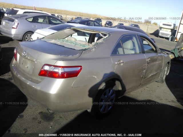 4T1BE46K28U253251 - 2008 TOYOTA CAMRY CE/LE/XLE/SE GOLD photo 4