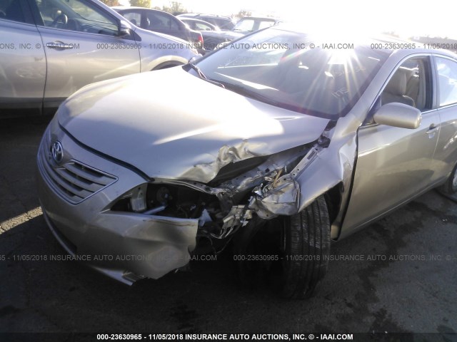 4T1BE46K28U253251 - 2008 TOYOTA CAMRY CE/LE/XLE/SE GOLD photo 6