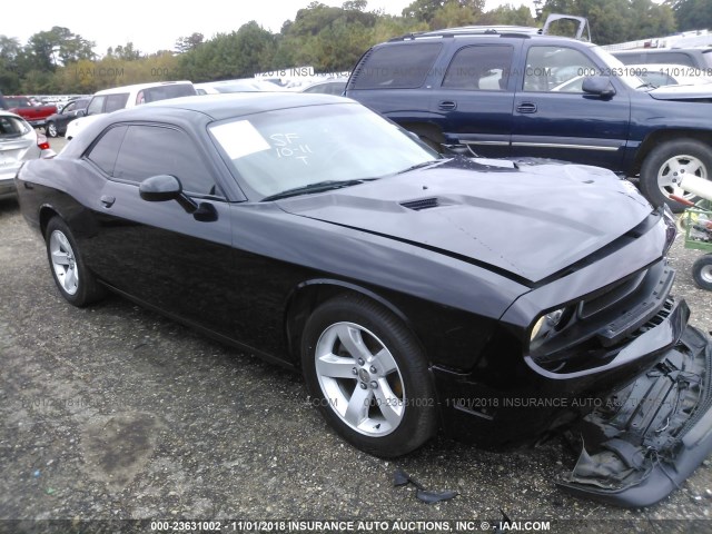 2C3CDYAG5CH174064 - 2012 DODGE CHALLENGER SXT BLACK photo 1