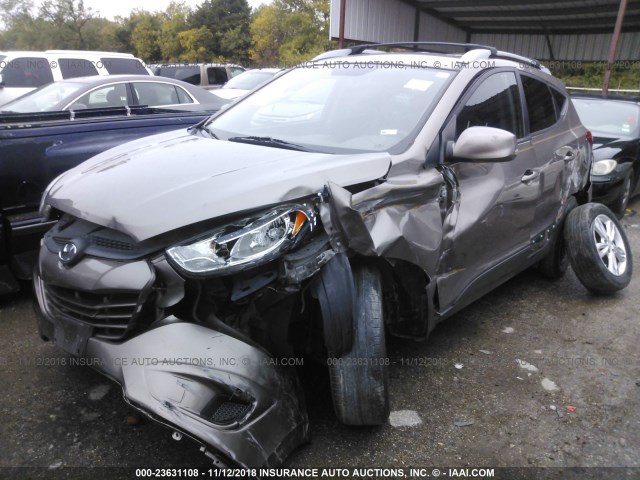 KM8JUCAC1BU309678 - 2011 HYUNDAI TUCSON GLS/LIMITED 棕色 照片 2