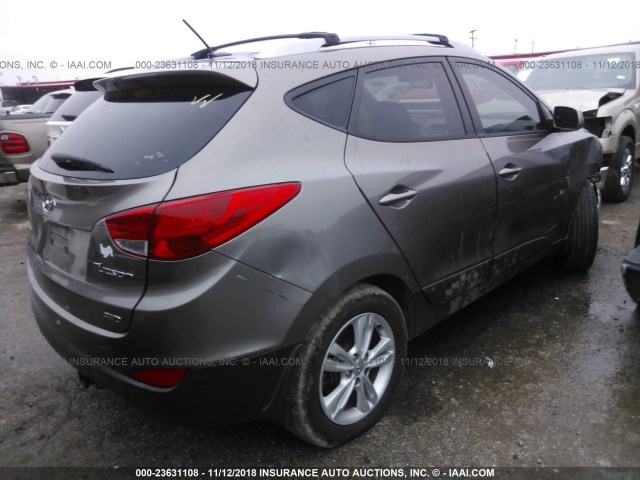 KM8JUCAC1BU309678 - 2011 HYUNDAI TUCSON GLS/LIMITED 棕色 照片 4