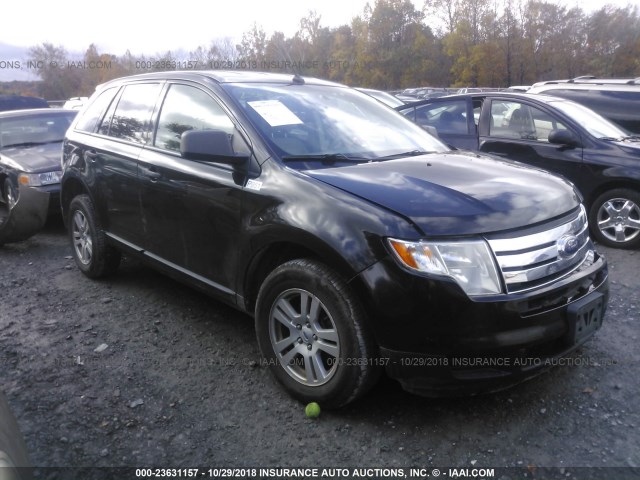 2FMDK4GC2ABB28951 - 2010 FORD EDGE SE BLACK photo 1