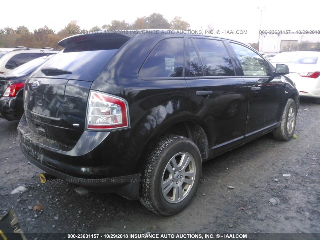 2FMDK4GC2ABB28951 - 2010 FORD EDGE SE BLACK photo 4