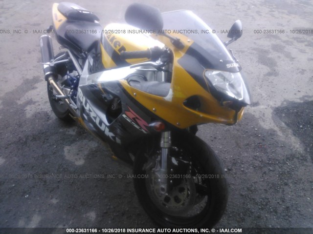 JS1GR7HA932101907 - 2003 SUZUKI GSX-R750 YELLOW photo 1