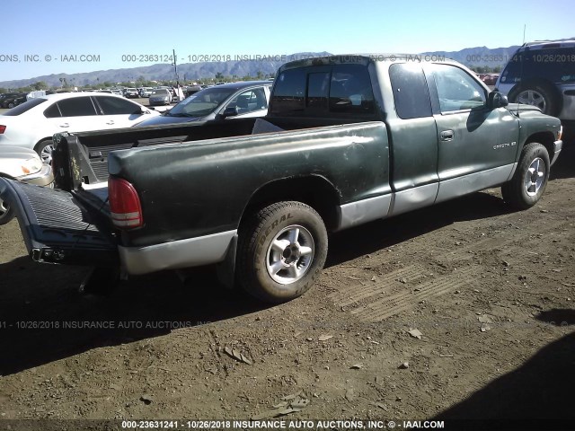 1B7GL23X7VS245870 - 1997 DODGE DAKOTA GREEN photo 4