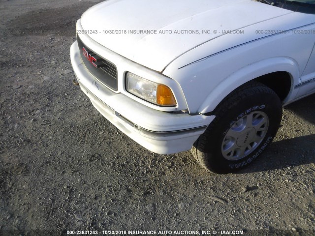 1GKDT13W7V2511865 - 1997 GMC JIMMY WHITE photo 6