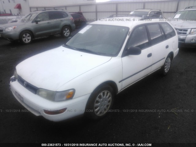 JT2AE09V3R0048375 - 1994 TOYOTA COROLLA DX WHITE photo 2