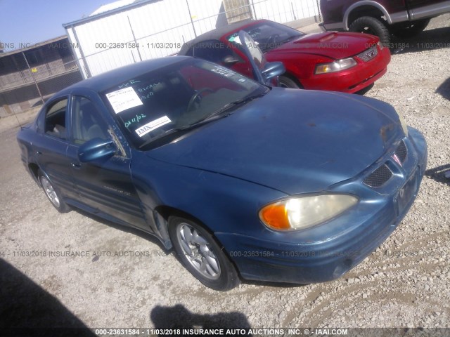 1G2NF52T7YM868787 - 2000 PONTIAC GRAND AM SE1 BLUE photo 1