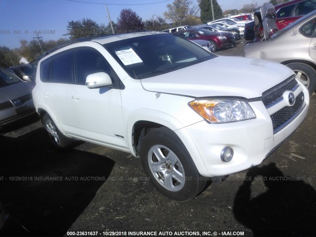 2T3YK4DV8BW009974 - 2011 TOYOTA RAV4 LIMITED WHITE photo 1