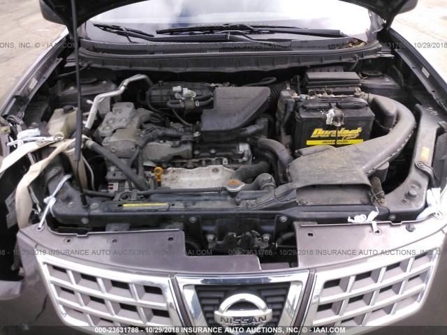JN8AS58V48W405139 - 2008 NISSAN ROGUE S/SL Pewter photo 10