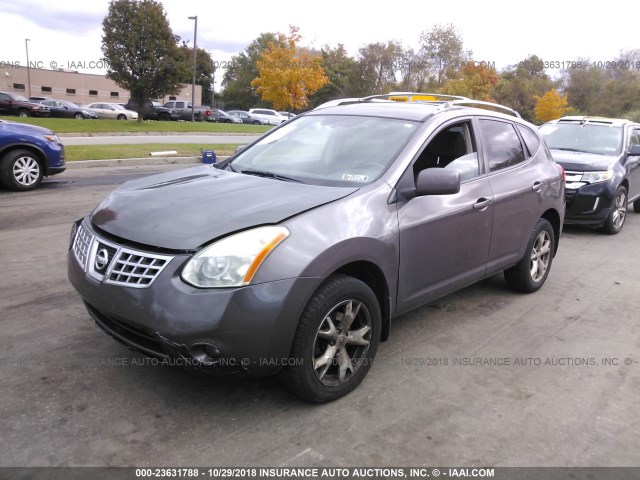 JN8AS58V48W405139 - 2008 NISSAN ROGUE S/SL Pewter photo 2