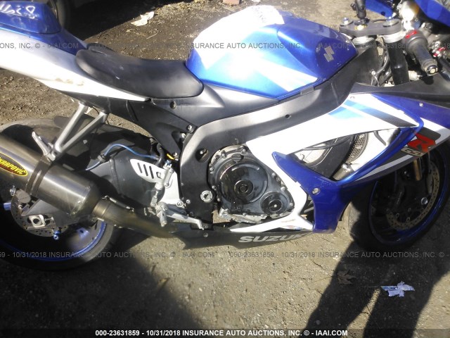 JS1GR7KA162109870 - 2006 SUZUKI GSX-R750 K6 BLUE photo 8