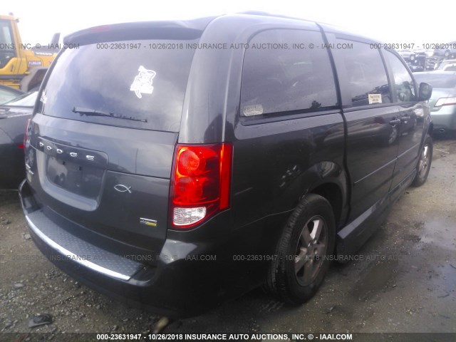 2C4RDGCG1CR329748 - 2012 DODGE GRAND CARAVAN SXT GRAY photo 4