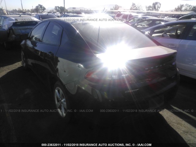 1C3CDFBB4GD564552 - 2016 DODGE DART SXT BLACK photo 3